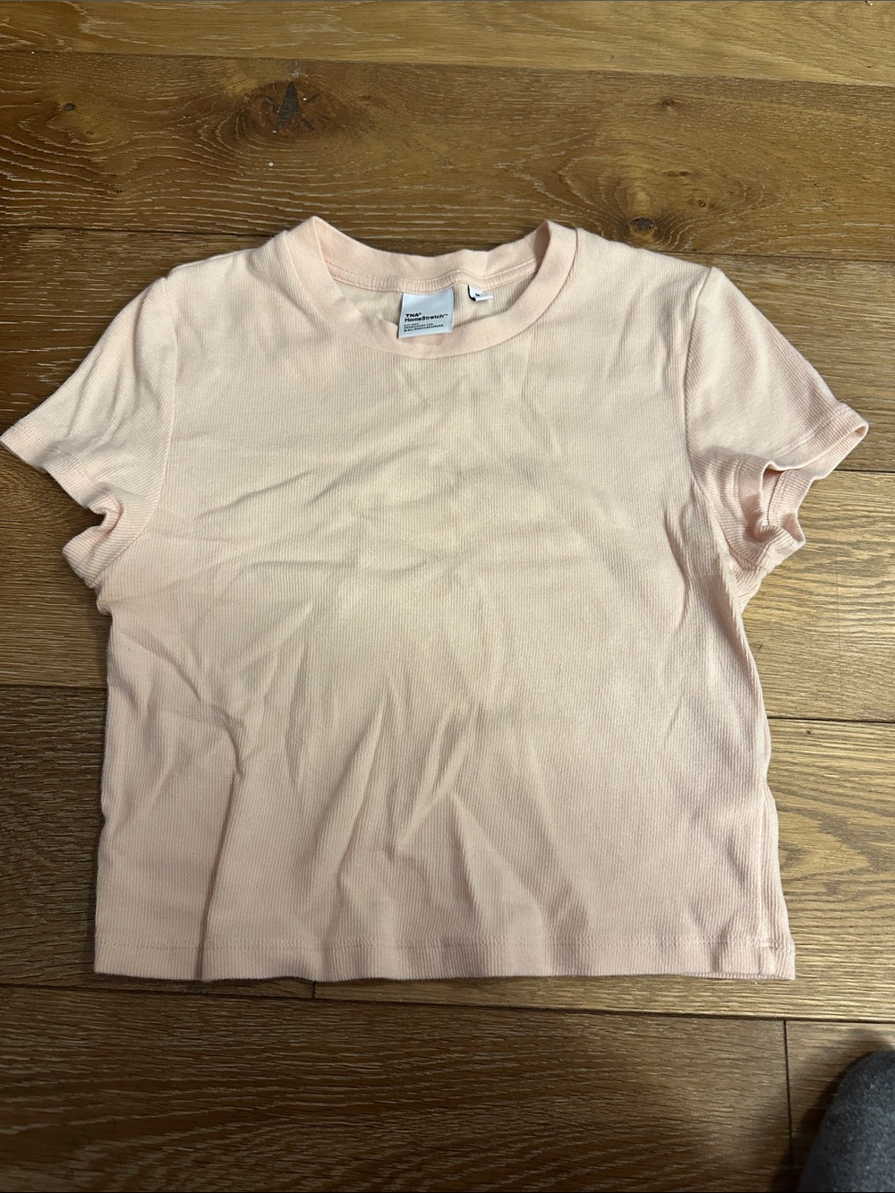 TNA Short Sleeve Tee in Light Pink